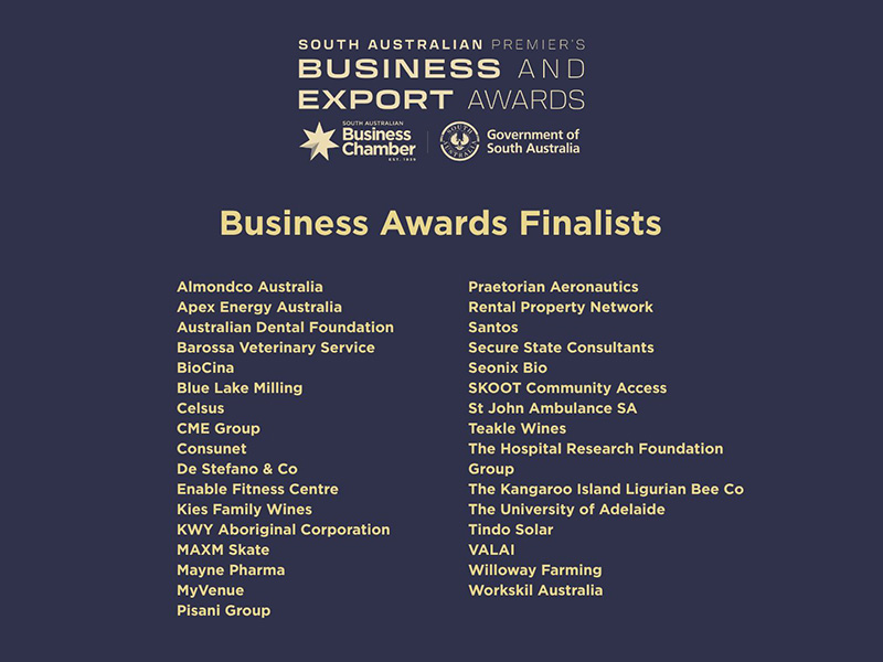 Consunet named as a Business Award finalist in the 2025 South Australian Premier’s Business and Export Awards